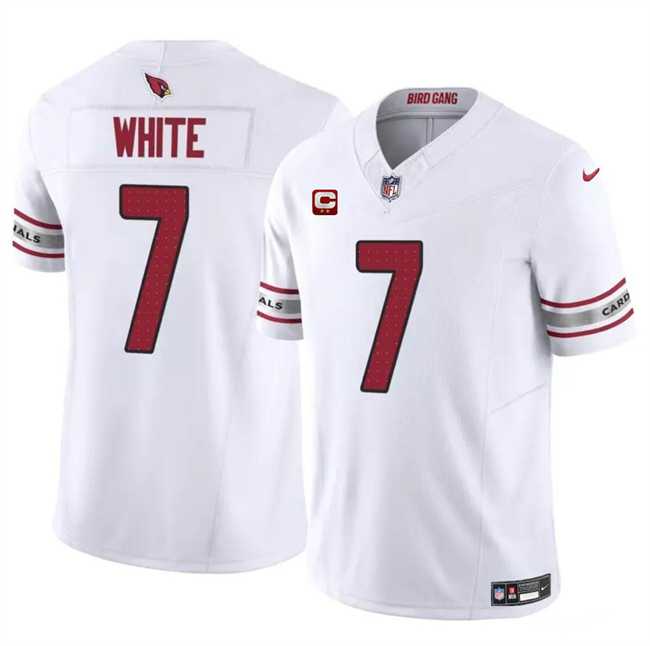 Men & Women & Youth Arizona Cardinals #7 Kyzir White White 2024 F.U.S.E. With 2-Star C Patch Vapor Untouchable Limited Stitched Jersey->atlanta falcons->NFL Jersey
